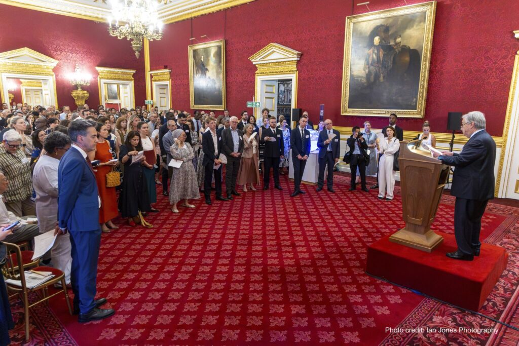 A high-level gathering on super pollutants, where UN Secretary-General António Guterres joined UK Energy Secretary Ed Miliband and Barbados Prime Minister Mia Mottley at an event hosted with King Charles